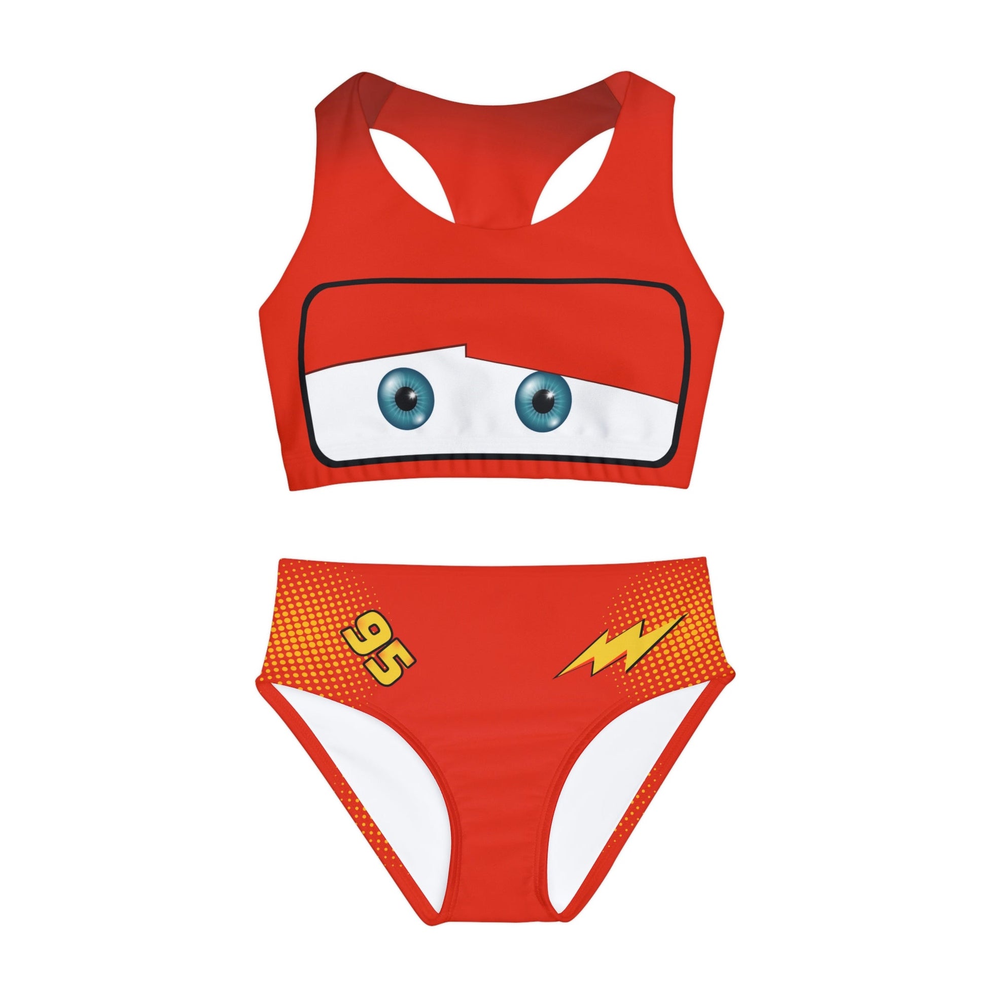 Lightning Girls Two Piece Swimsuit All Over PrintAOPAOP Clothing#tag4##tag5##tag6#