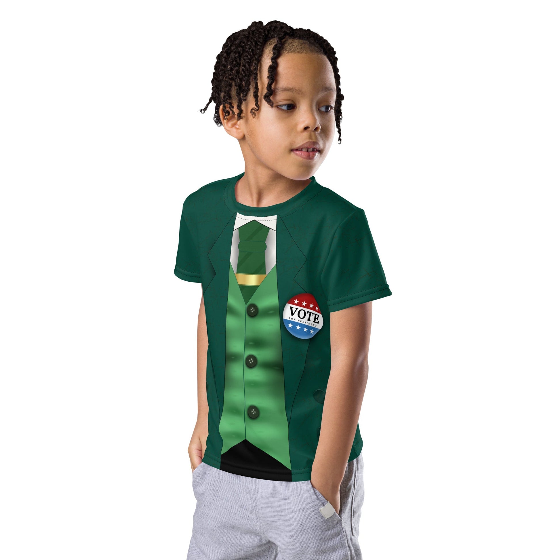 Loki for President Kids crew neck t-shirt avengers cosplayavengers universecharacter cosplay#tag4##tag5##tag6#