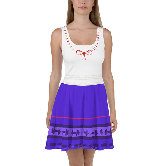 Luisa Inspired Skater Dress happiness is addictive#tag4##tag5##tag6#