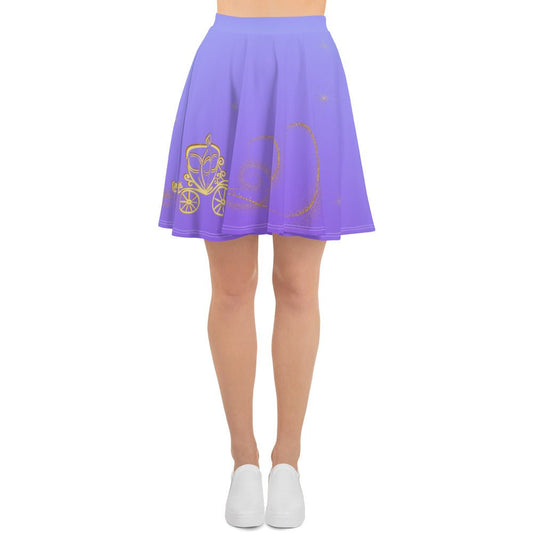 Magical Carriage Skater Skirt adult skirtcasual wearcinderella castle#tag4##tag5##tag6#