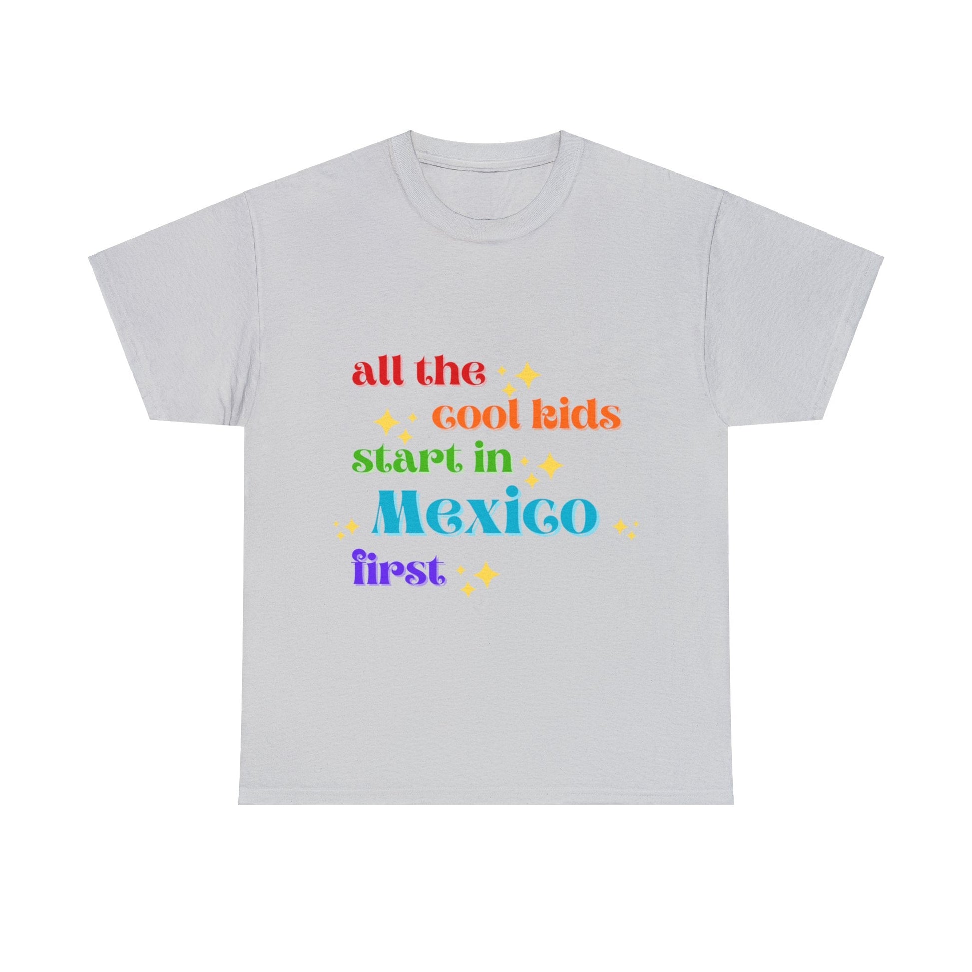 Mexico First Unisex Heavy Cotton Tee adult epcot topAll Over PrintAdult T-ShirtWrong Lever Clothing