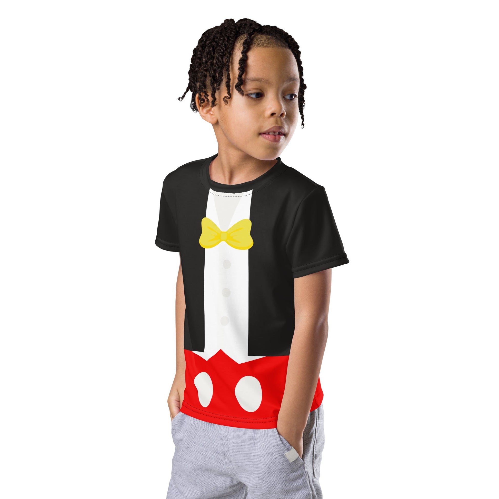 Mouse Man Kids crew neck t-shirt active disney familydisney familydisney influencer#tag4##tag5##tag6#