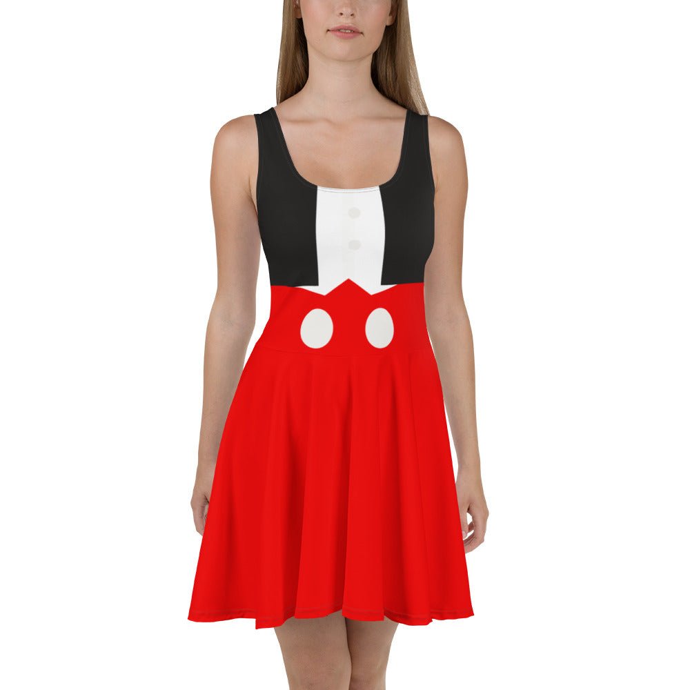 Mouse Man Skater Dress 100th anniversary dressactive disney familydisney adult#tag4##tag5##tag6#