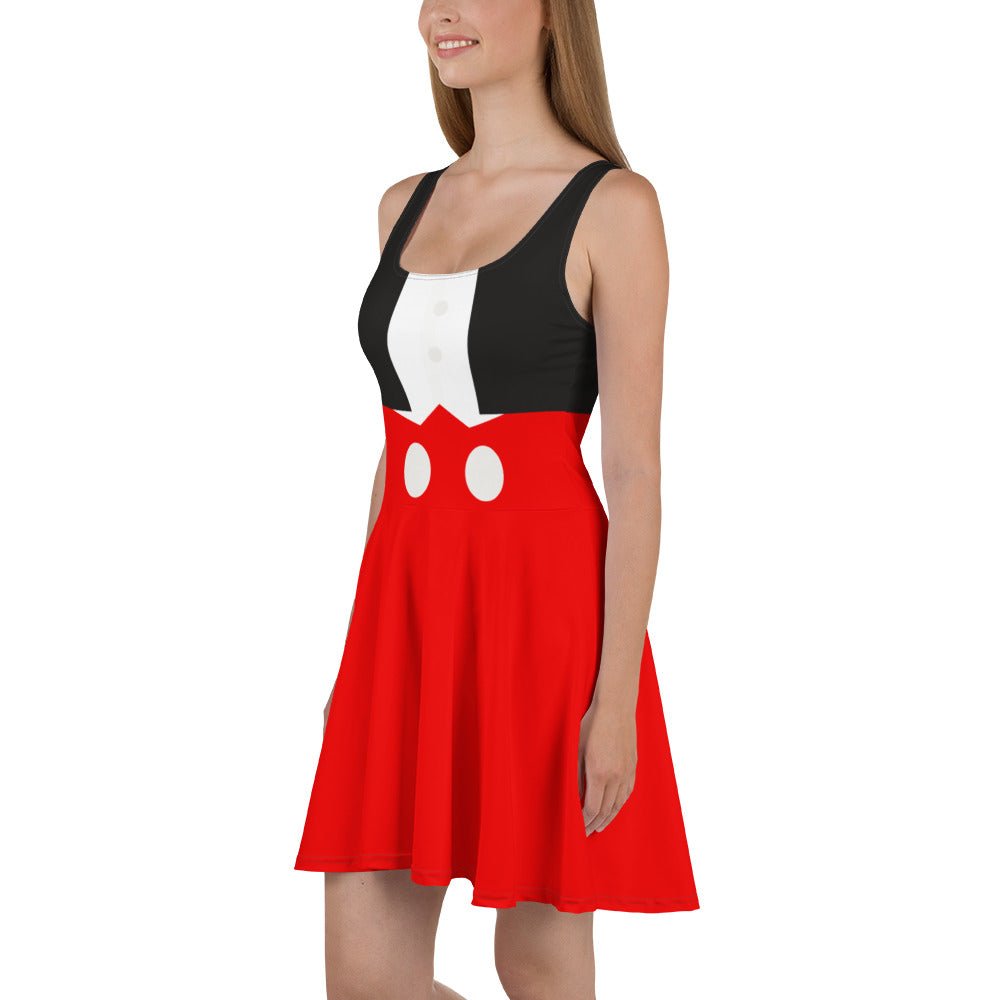 Mouse Man Skater Dress 100th anniversary dressactive disney familydisney adult#tag4##tag5##tag6#