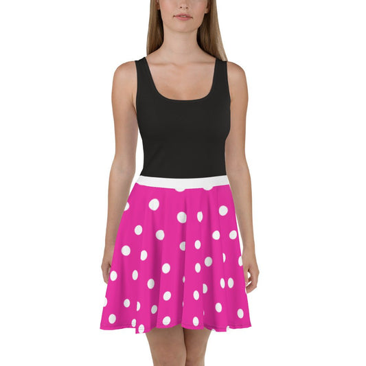 Mrs Mouse Skater Dress happiness is addictive#tag4##tag5##tag6#