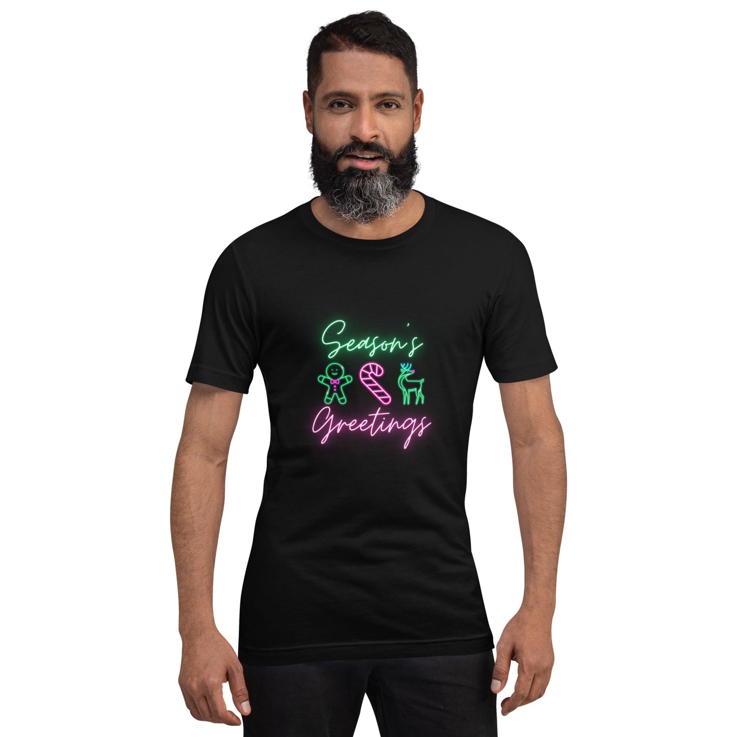 Neon Christmas Unisex t-shirt adult christmas topadult holiday topAdult T-ShirtLittle Lady Shay Boutique