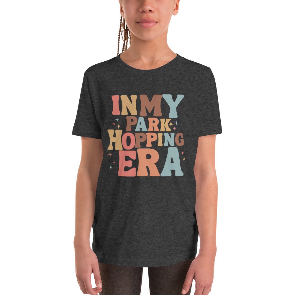 Park Hopping Era Youth Short Sleeve T-Shirt disney boundingdisney cosplayKids T-ShirtWrong Lever Clothing