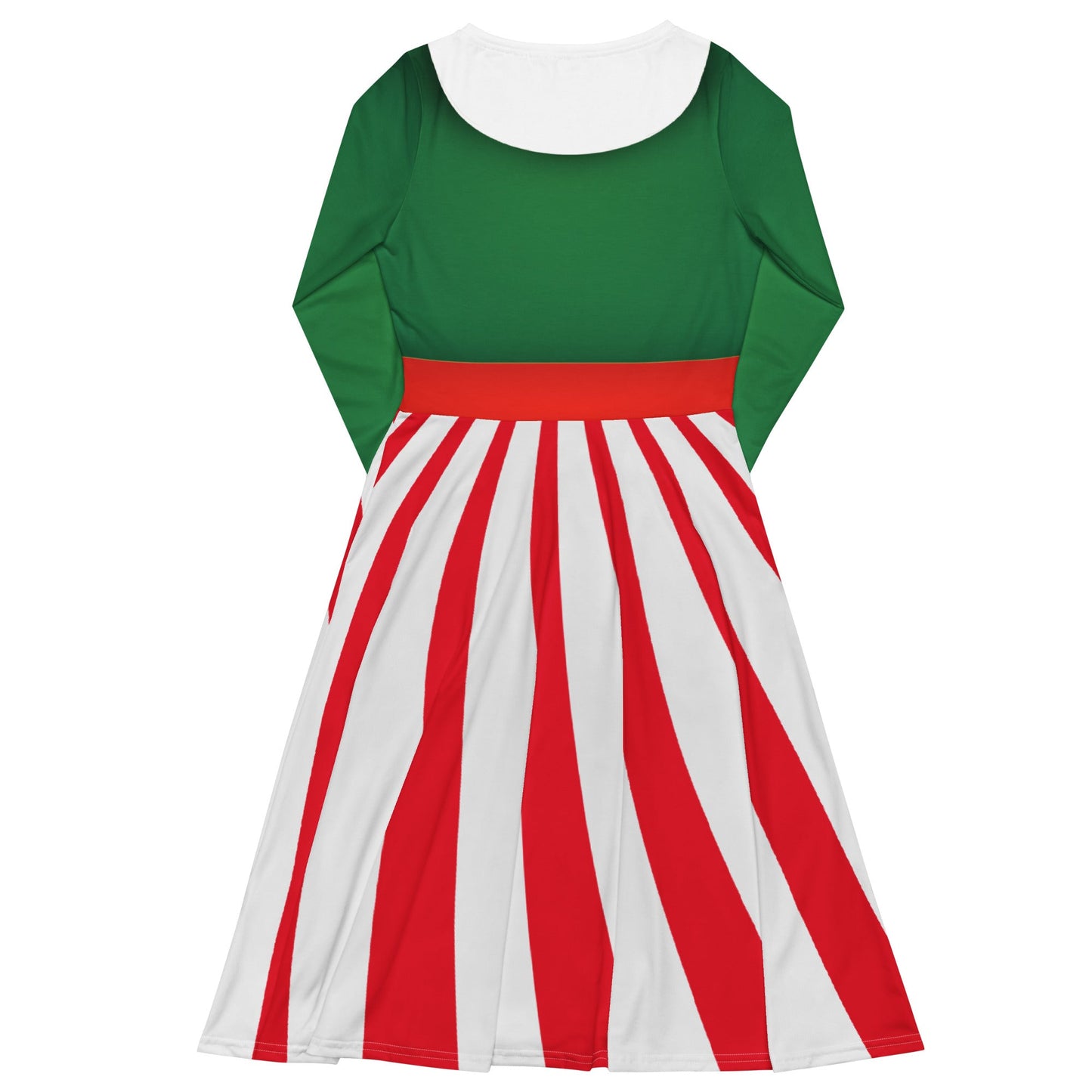 Peppermint Mouse long sleeve midi dress adult disneychristmas partySkater DressLittle Lady Shay Boutique