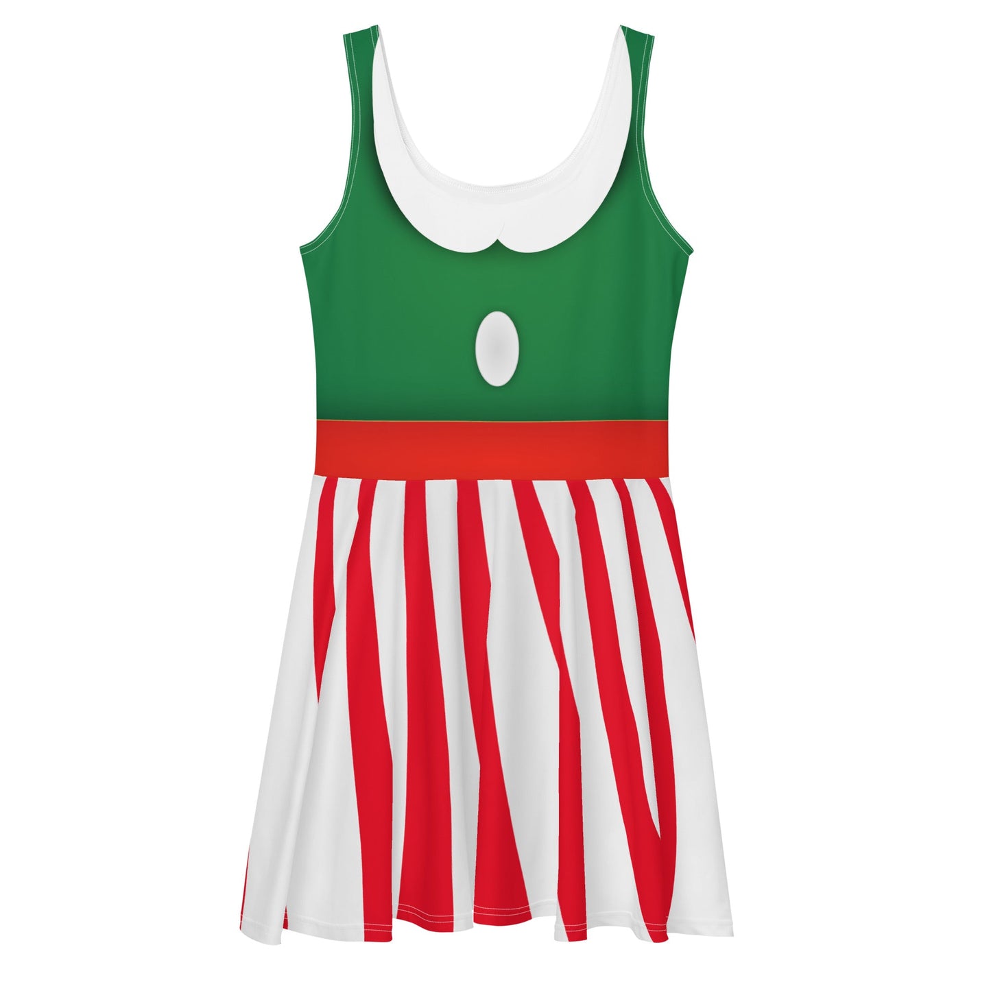 Peppermint Mouse Skater Dress adult disneychristmas partySkater DressLittle Lady Shay Boutique