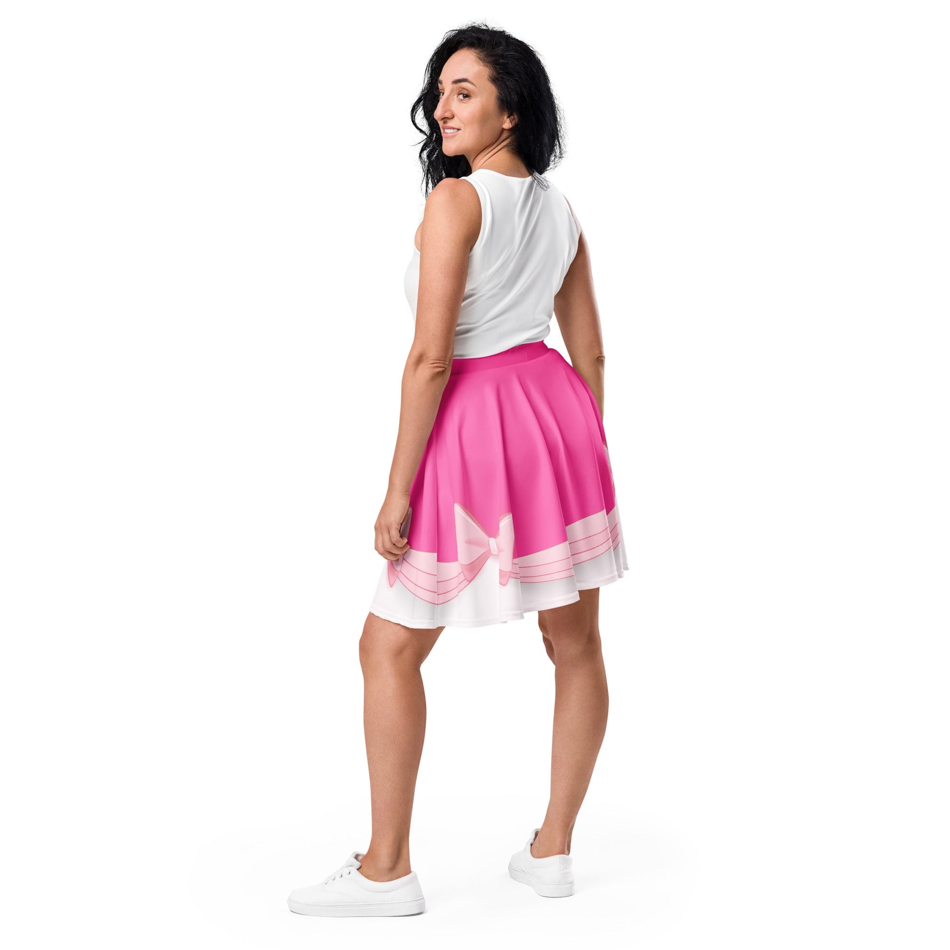 Pink Cindy Skater Skirt adult cinderellaadult cinderella styleSkater DressWrong Lever Clothing