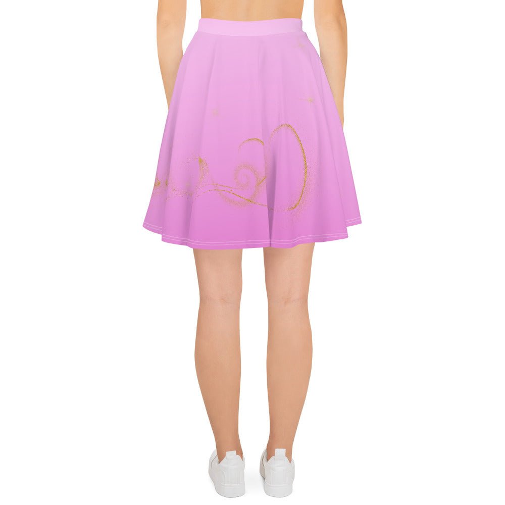 Pink Magical Carriage Skater Skirt adult princess dressadult skater skirtSkater SkirtWrong Lever Clothing