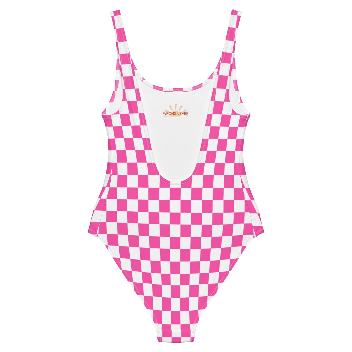 Pink Party One-Piece Swimsuit adult barbieadult styleWrong Lever Clothing