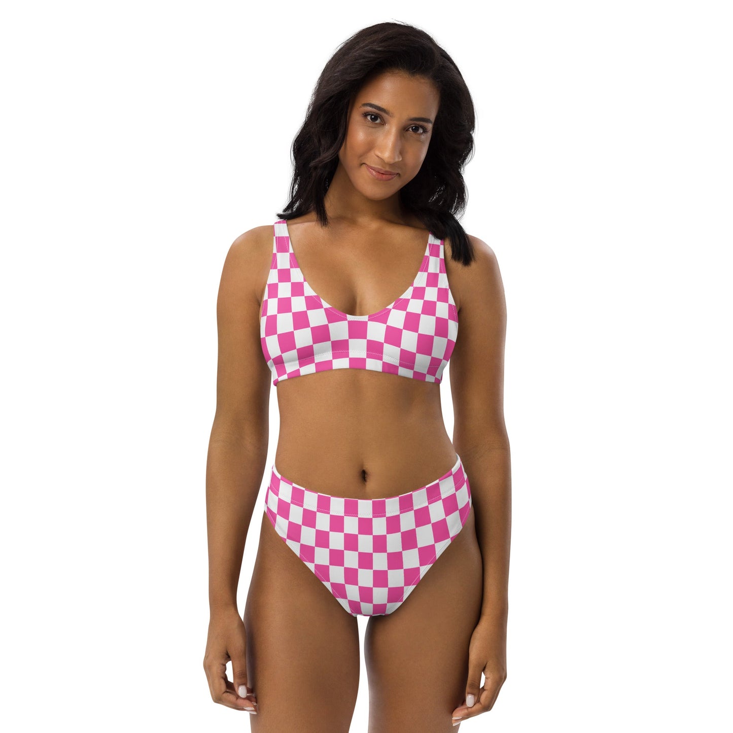 Pink Party Recycled high-waisted bikini adult barbieadult styleWrong Lever Clothing