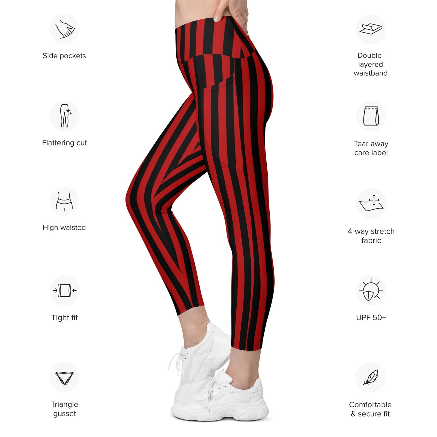 Pirate Leggings with pockets beach stylecruise fitcruise style#tag4##tag5##tag6#