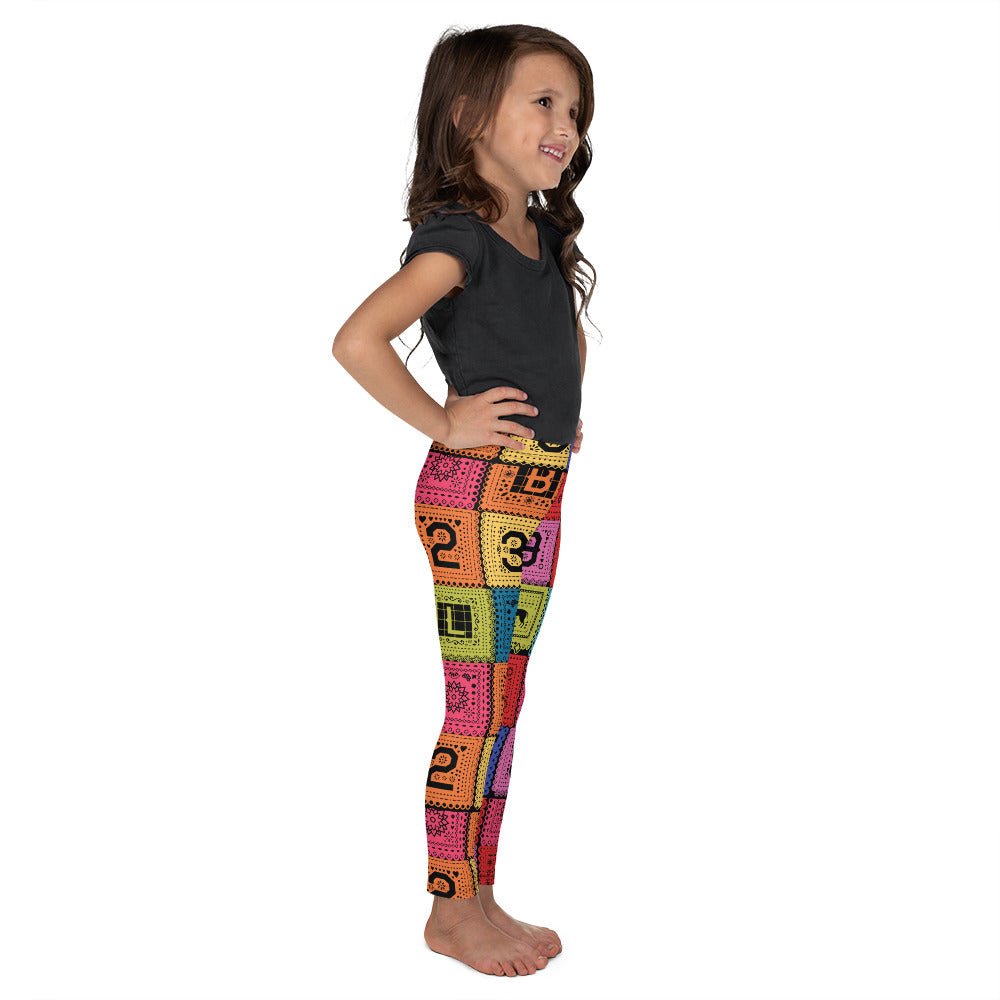 Poco Loco Papel Picado Kid's Leggings- Costume, Bounding, Cosplay active shirtactive wearcalifornia adventure#tag4##tag5##tag6#