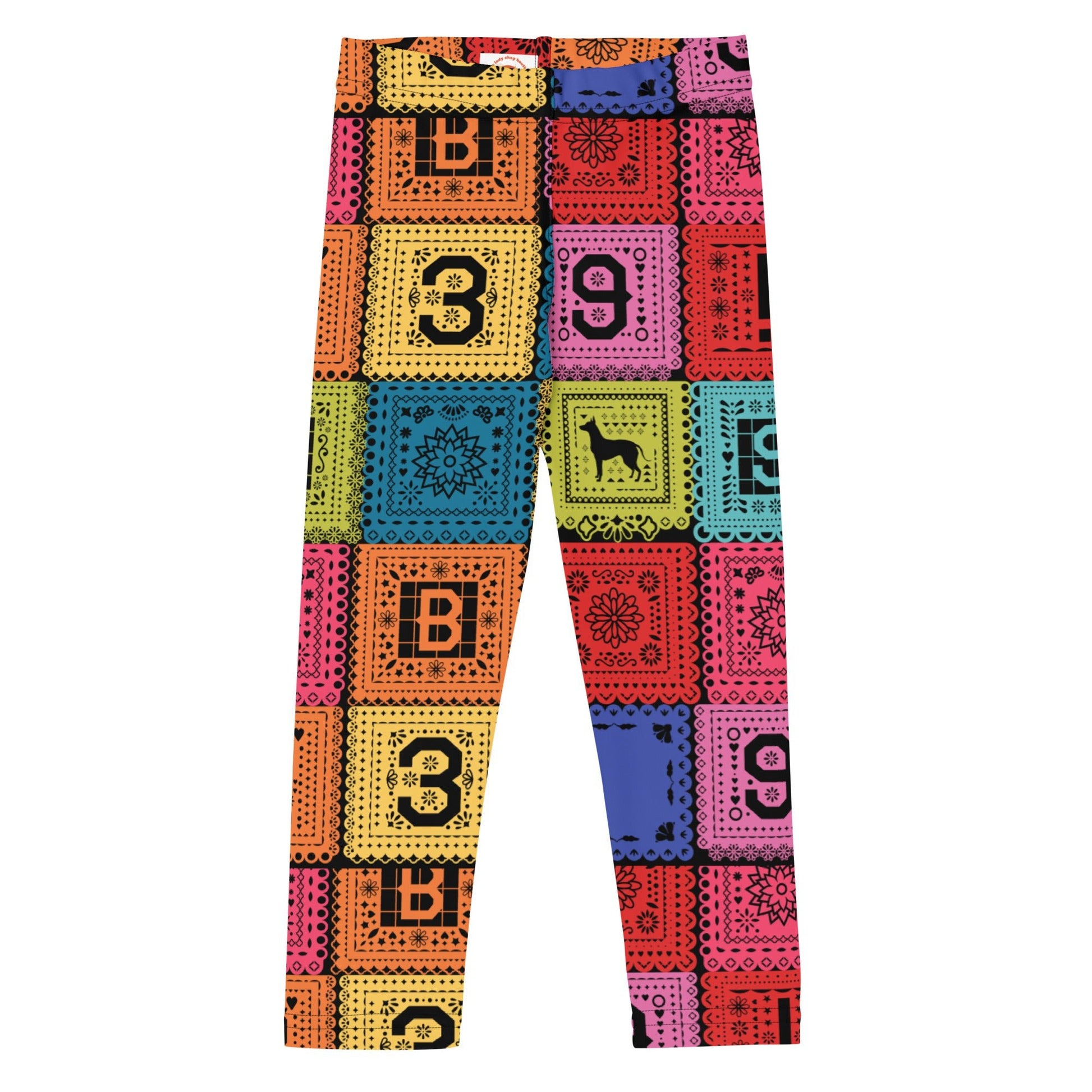 Poco Loco Papel Picado Kid's Leggings- Costume, Bounding, Cosplay active shirtactive wearcalifornia adventure#tag4##tag5##tag6#