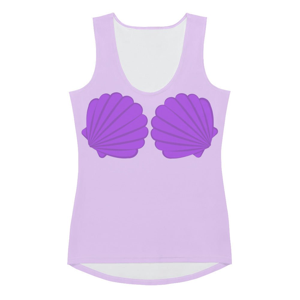 Purple Mermaid Tank Top ariel topAthleisureWrong Lever Clothing