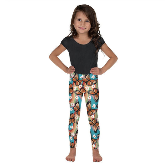 Rainbow Butterfly Kid&#39;s Leggings happiness is addictive#tag4##tag5##tag6#