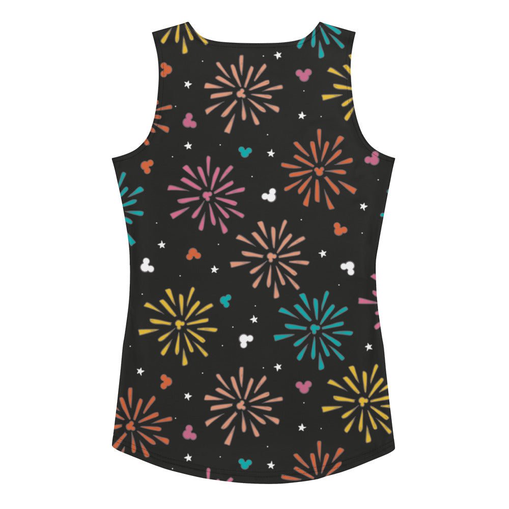 Rainbow Firework Mouse Tank Top athleisureathletic clothingWrong Lever Clothing