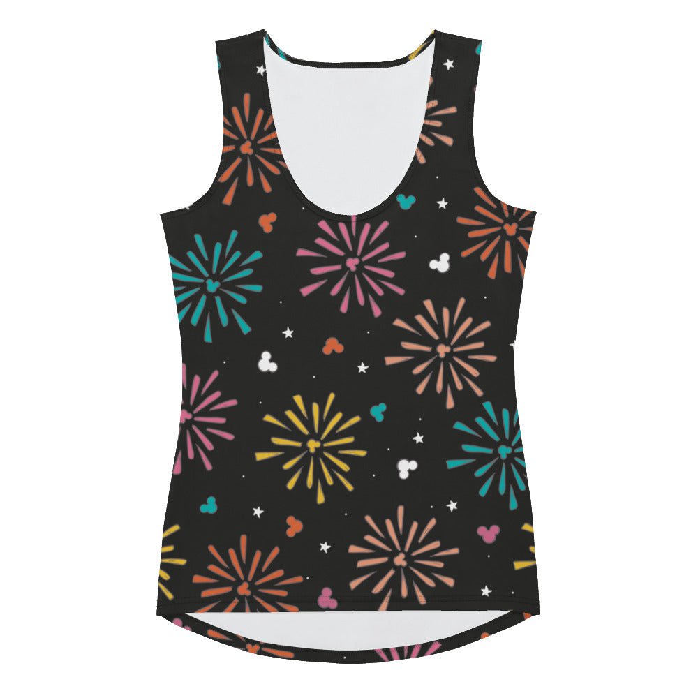 Rainbow Firework Mouse Tank Top athleisureathletic clothingWrong Lever Clothing