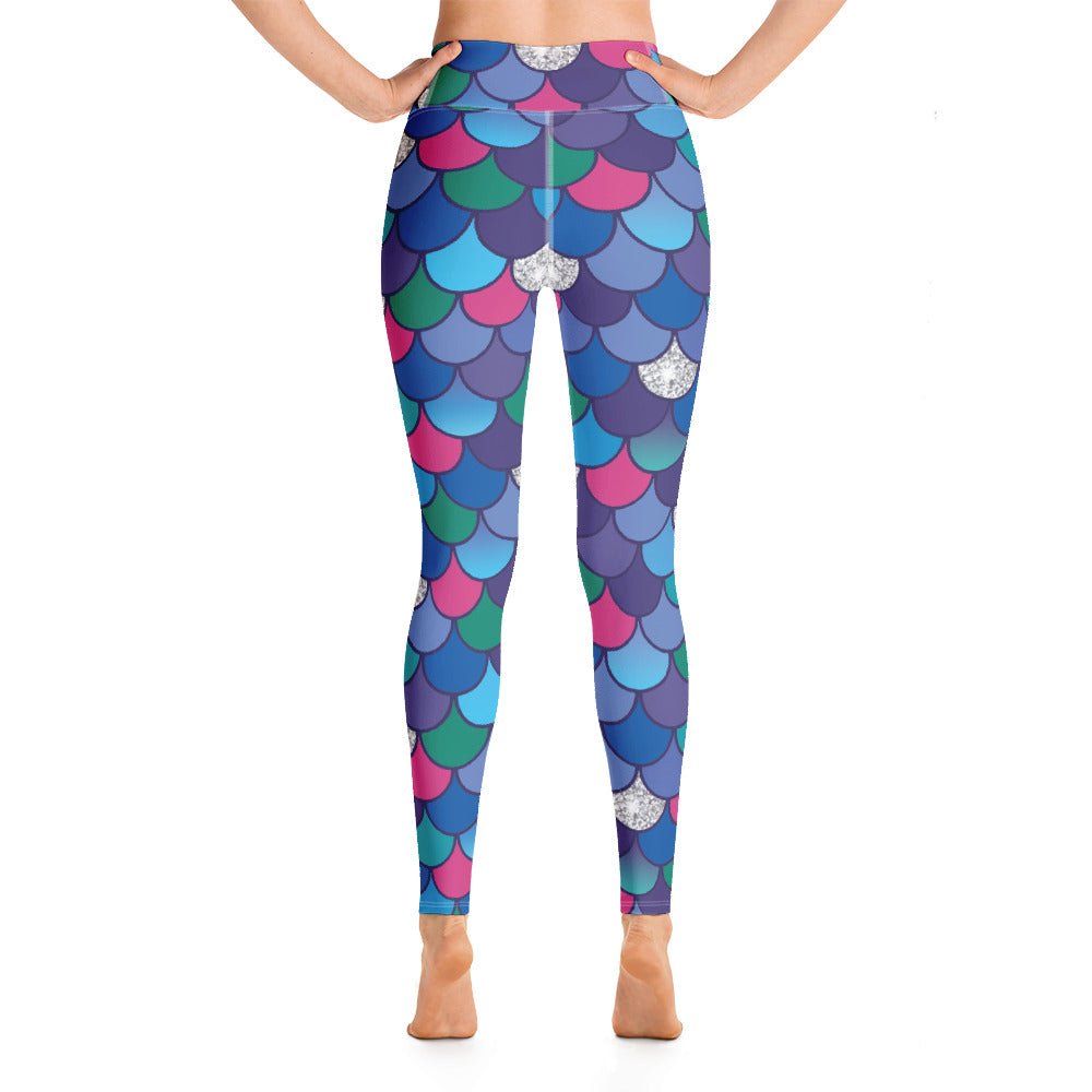 Rainbow Scales Yoga Leggings cosplaycostumedisney princess#tag4##tag5##tag6#