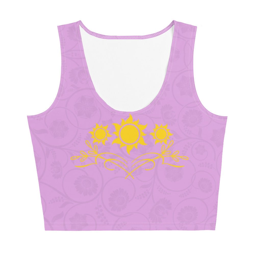 Rapunzel Inspired Crop Top athleisurecosplayWrong Lever Clothing