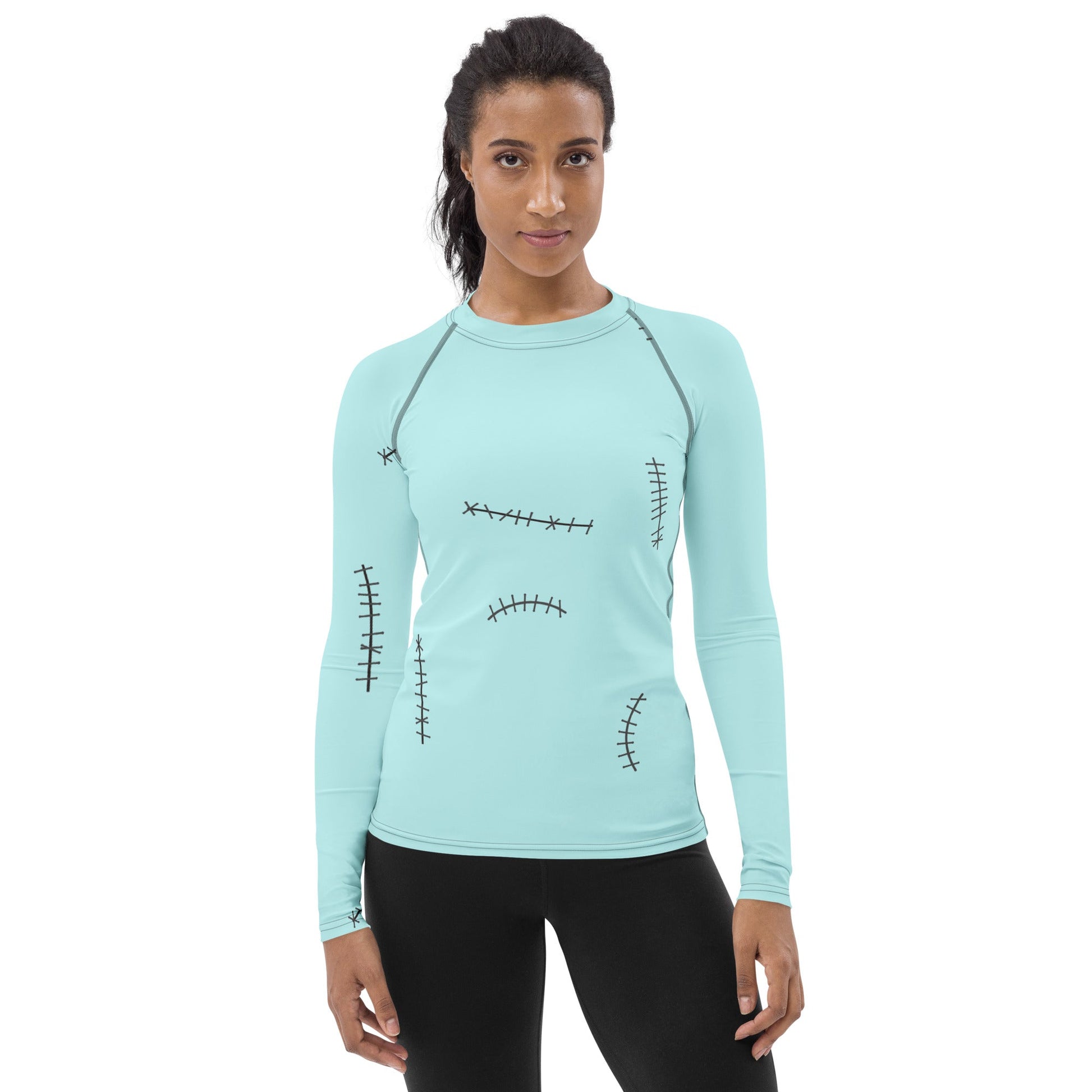 Sally Skin Women's Rash Guard active wearboo to youchristmas#tag4##tag5##tag6#