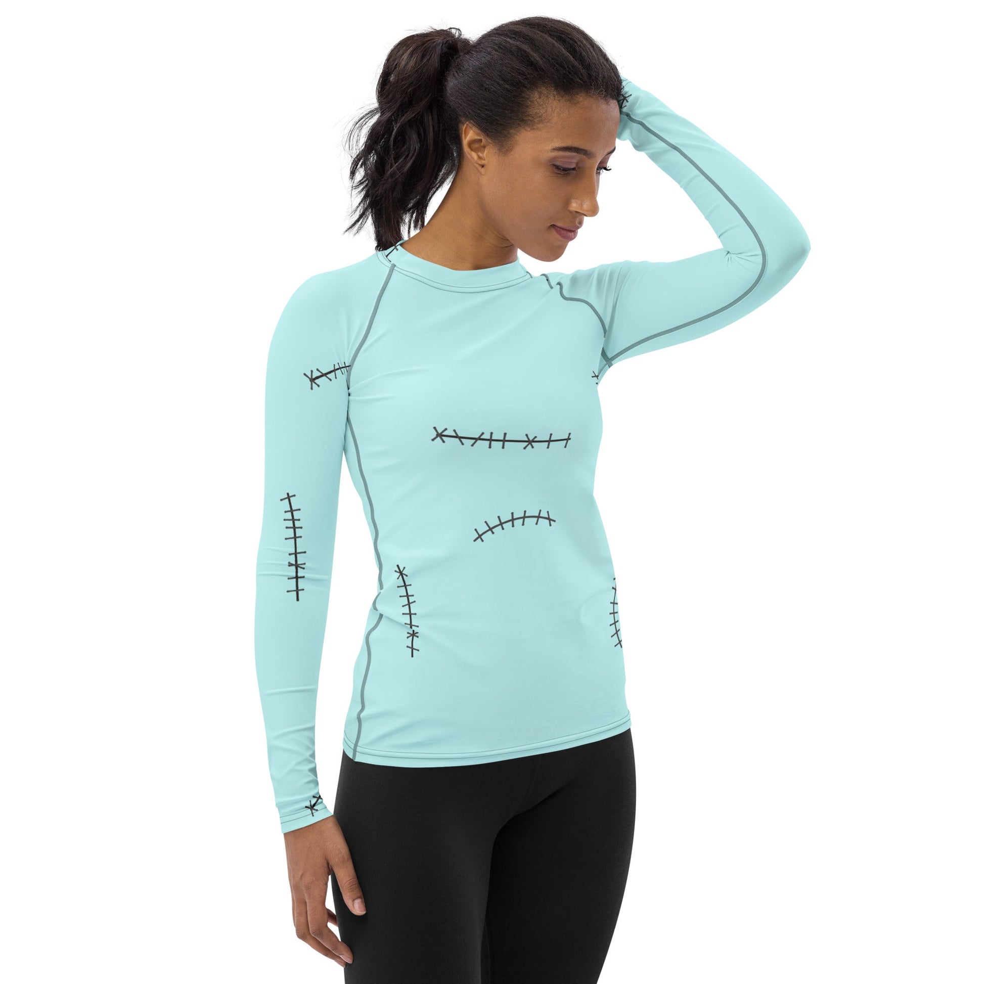 Sally Skin Women's Rash Guard active wearboo to youchristmas#tag4##tag5##tag6#