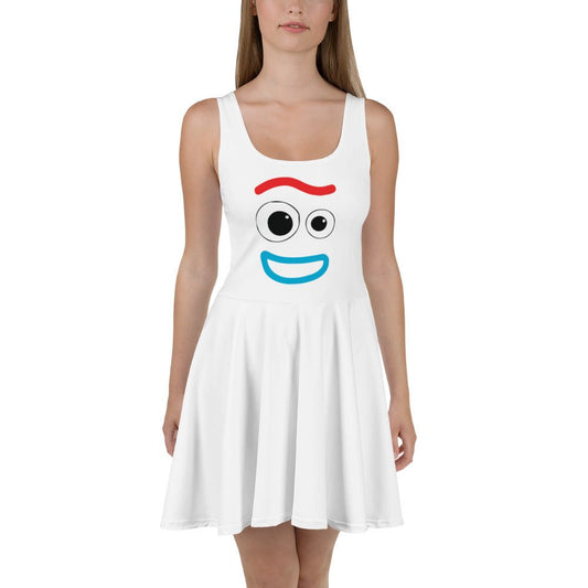 Silly Fork Skater Dress disney adultdisney costumeWrong Lever Clothing