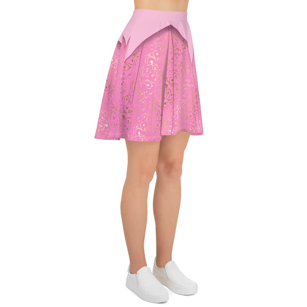 Sleeping Princess Skater Skirt- Running Costume, Cosplay active wearbriar rosecostume#tag4##tag5##tag6#