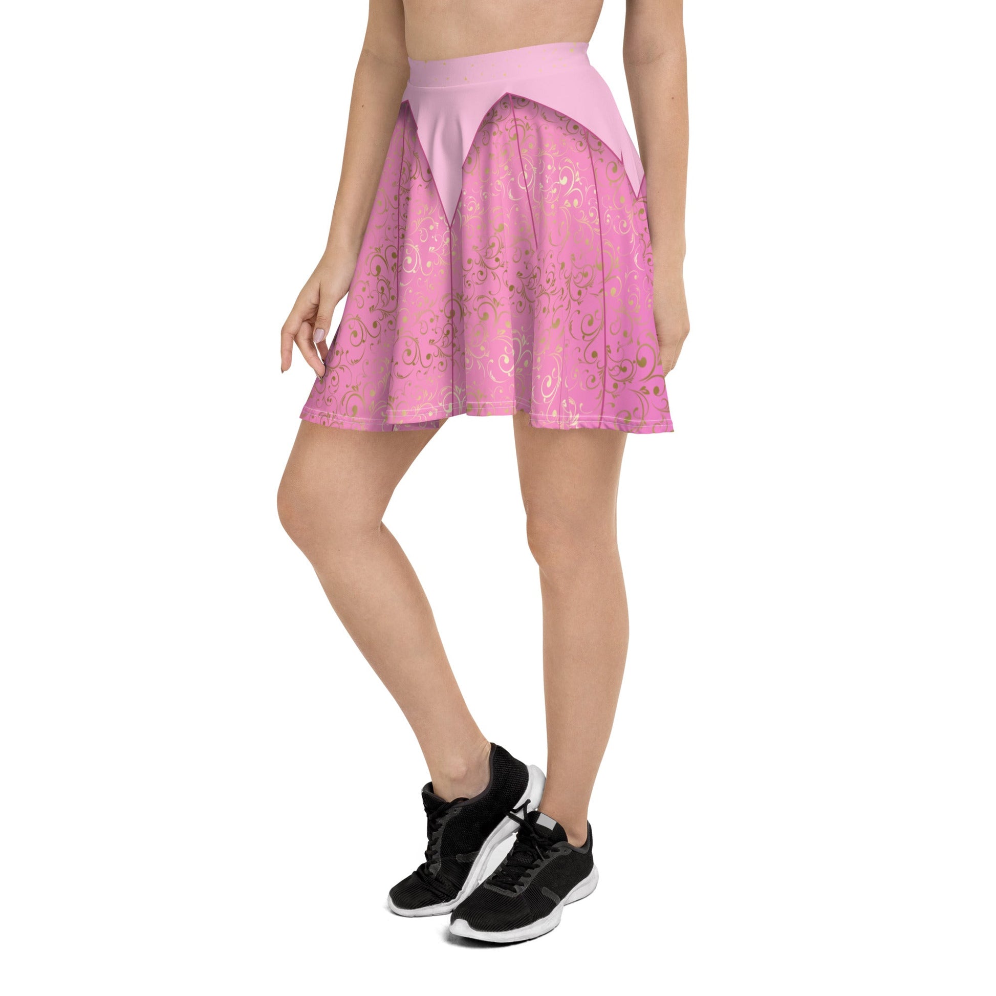 Sleeping Princess Skater Skirt- Running Costume, Cosplay active wearbriar rosecostume#tag4##tag5##tag6#