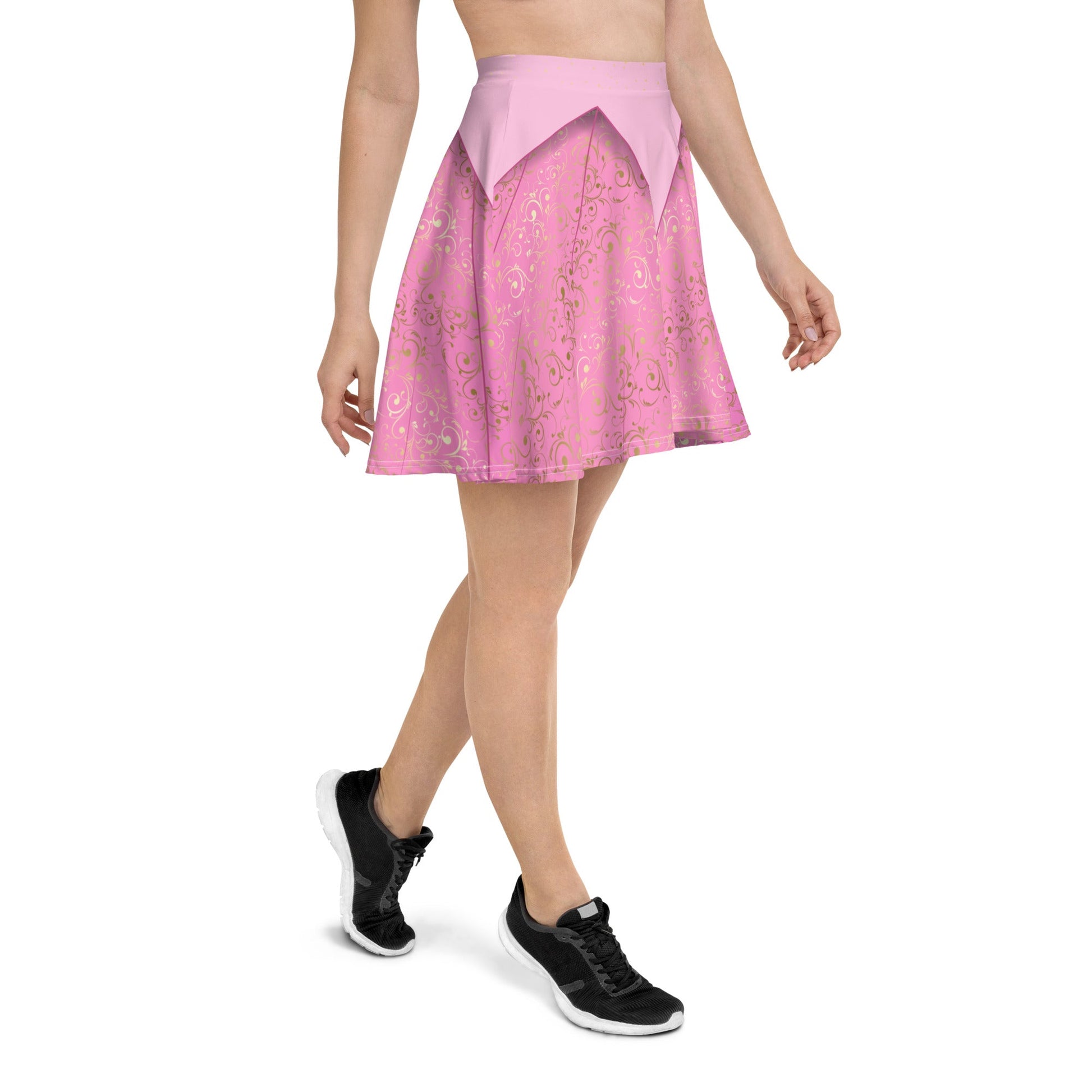 Sleeping Princess Skater Skirt- Running Costume, Cosplay active wearbriar rosecostume#tag4##tag5##tag6#