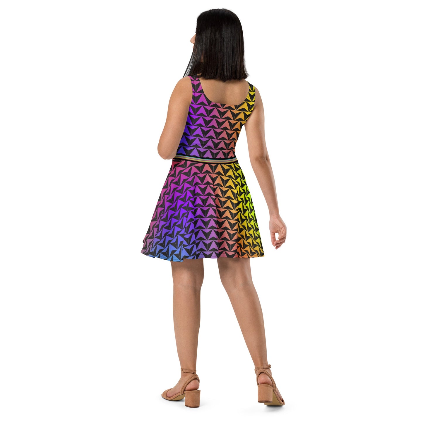 Spaceship Inspired Neon World Skater Dress- Cosplay, Bounding, Costume cosplaydisney adultdisney dress#tag4##tag5##tag6#
