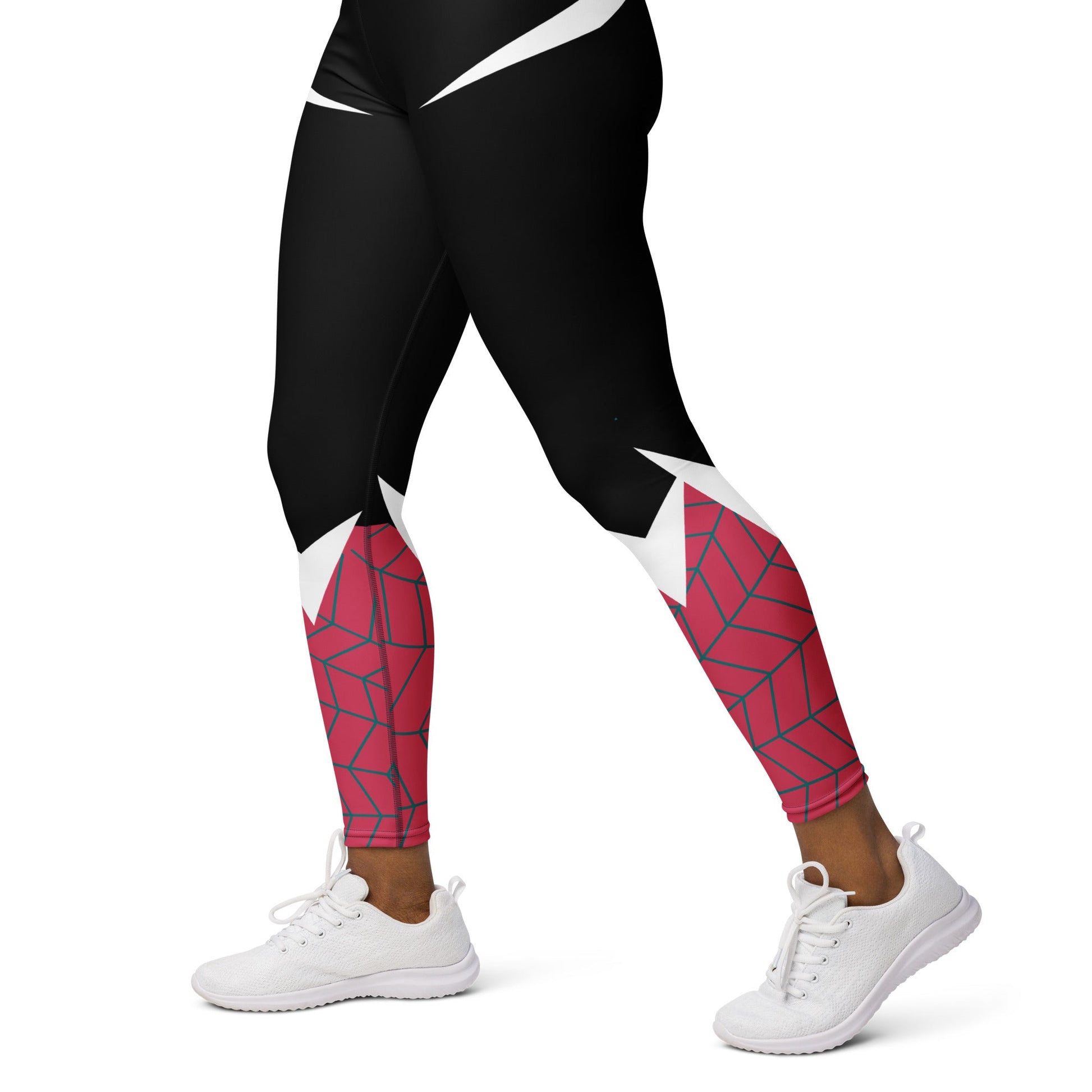 Spider Ghost Friend Yoga Leggings comic book styledisney cosplayAdult LeggingsWrong Lever Clothing