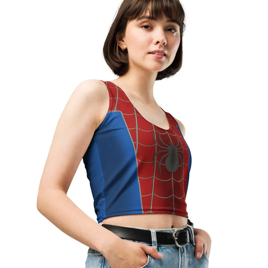 Spider Hero Crop Top adult disney stylecosplayWrong Lever Clothing
