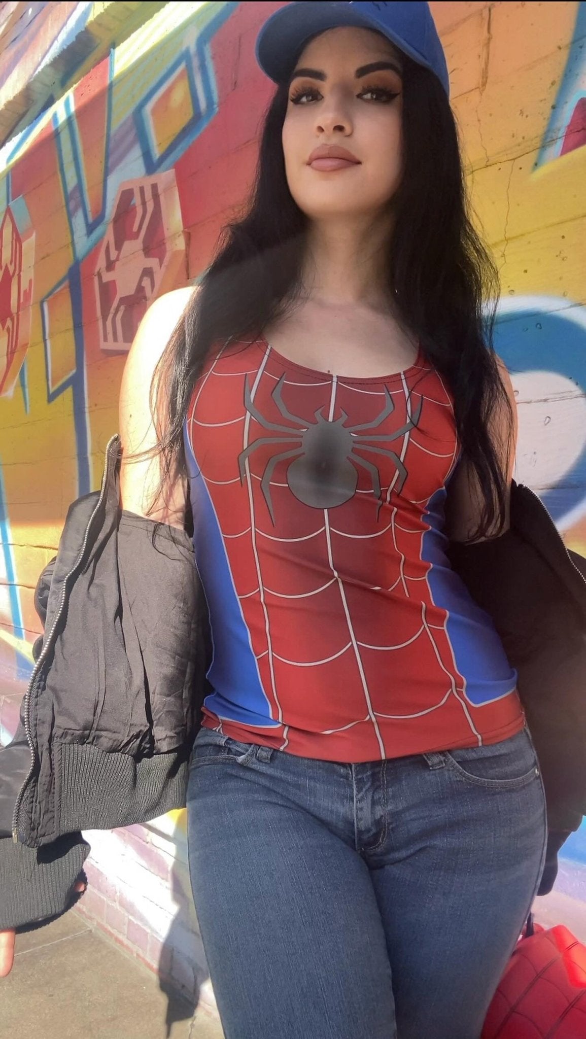 Spider Hero Tank Top adult disney stylecosplayAdult T-ShirtWrong Lever Clothing