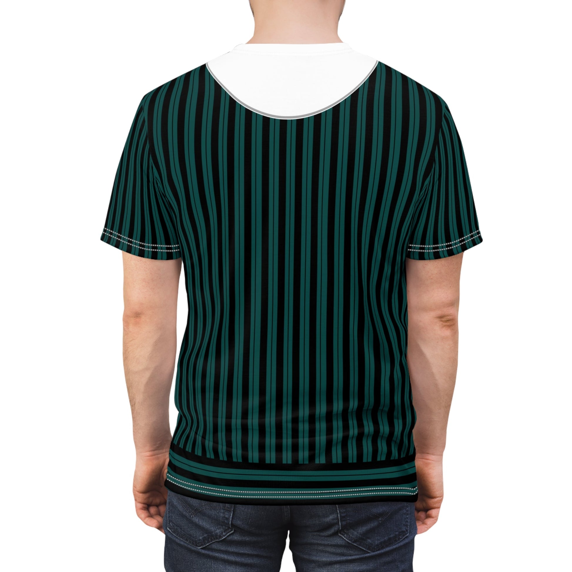 Spooky Cast Member Uniform Unisex Tee (AOP) active wearAll Over PrintAOP Clothing#tag4##tag5##tag6#