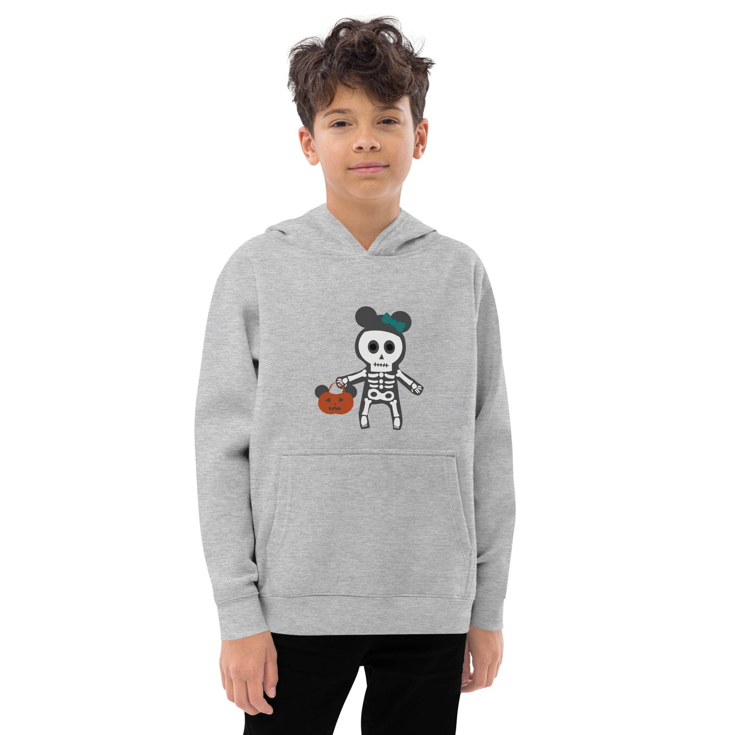 Spooky Silly Skeleton Kids fleece hoodie cosplaydisney halloweendisney halloween sweatshirt#tag4##tag5##tag6#