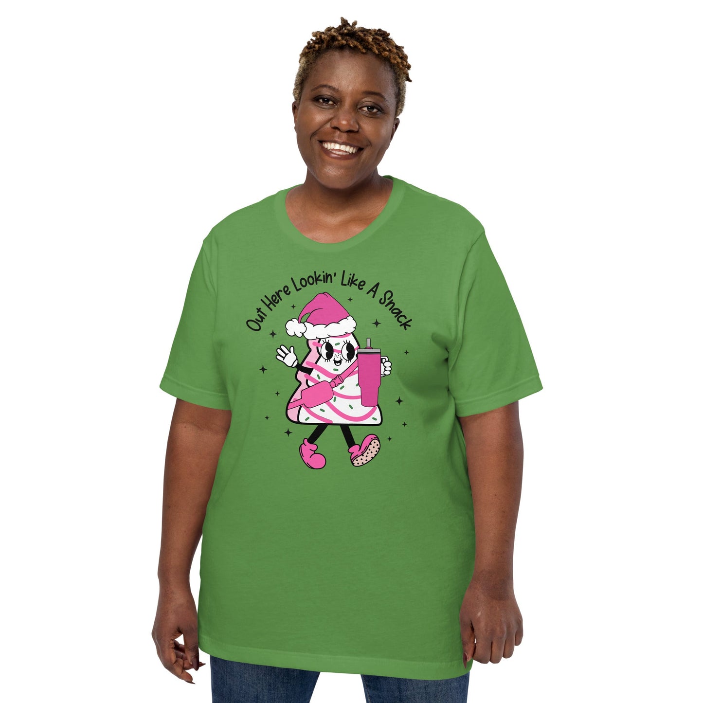 Spruced Christmas Tree Cake Unisex t-shirt christmas cakechristmas giftLittle Lady Shay Boutique