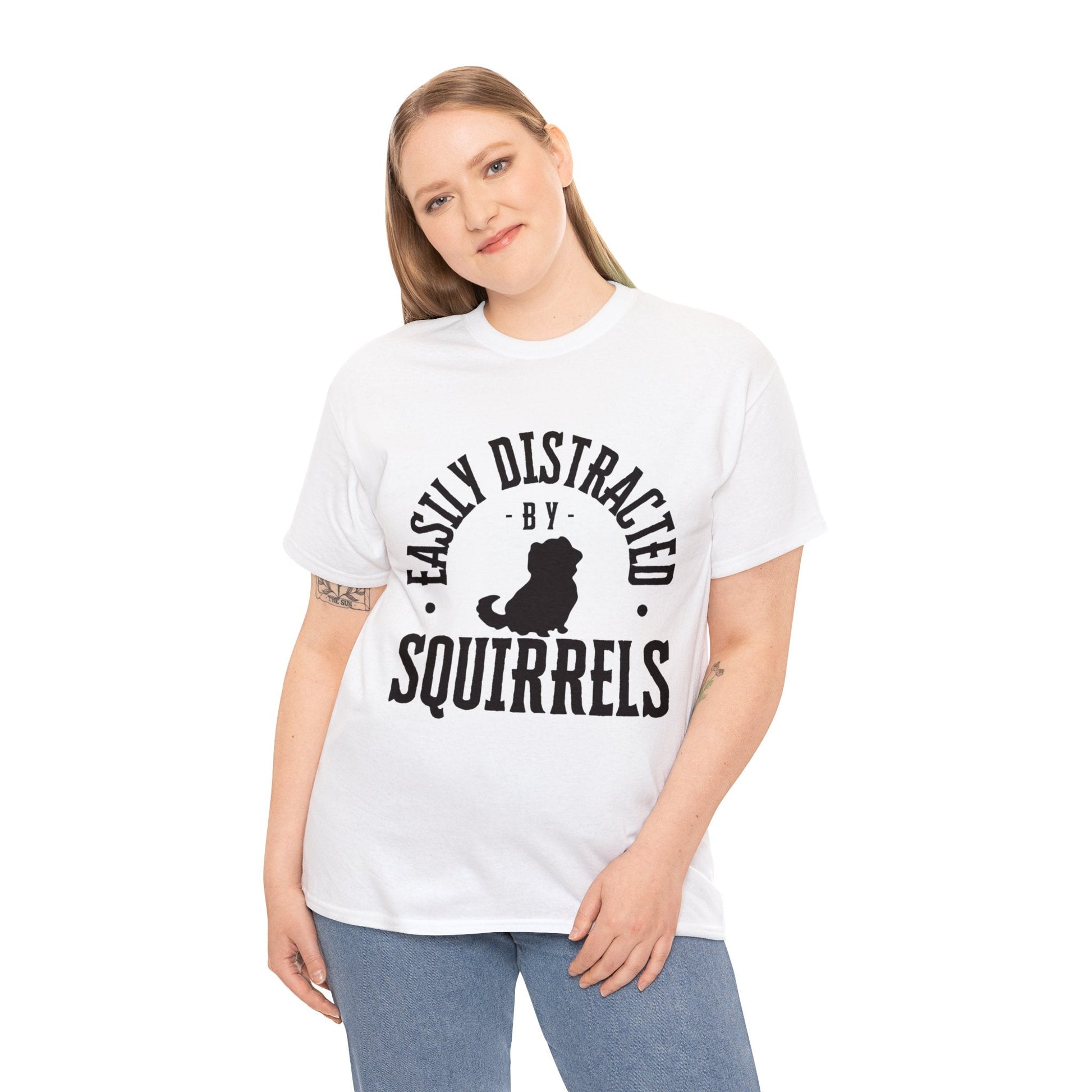 Squirrel! Unisex Heavy Cotton Tee Crew neckDTGT-ShirtWrong Lever Clothing