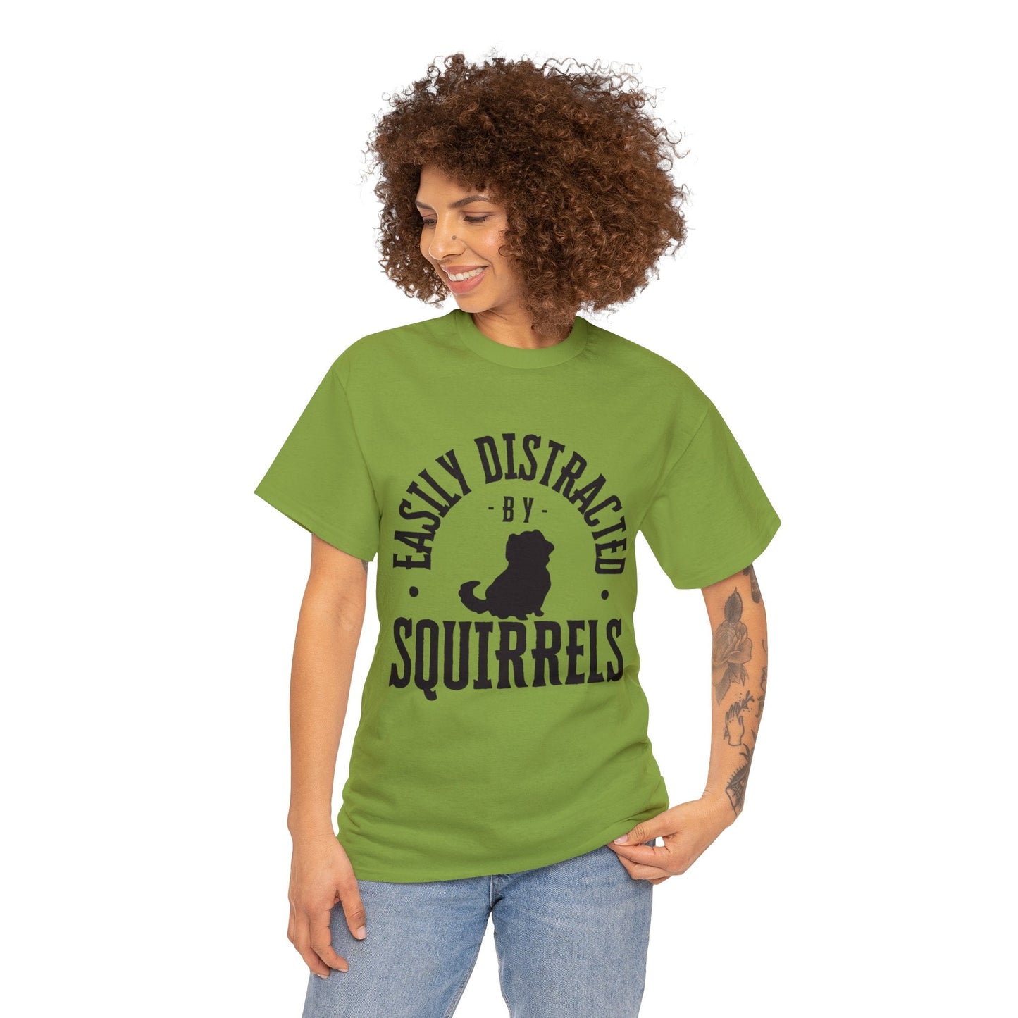 Squirrel! Unisex Heavy Cotton Tee Crew neckDTGT-ShirtWrong Lever Clothing