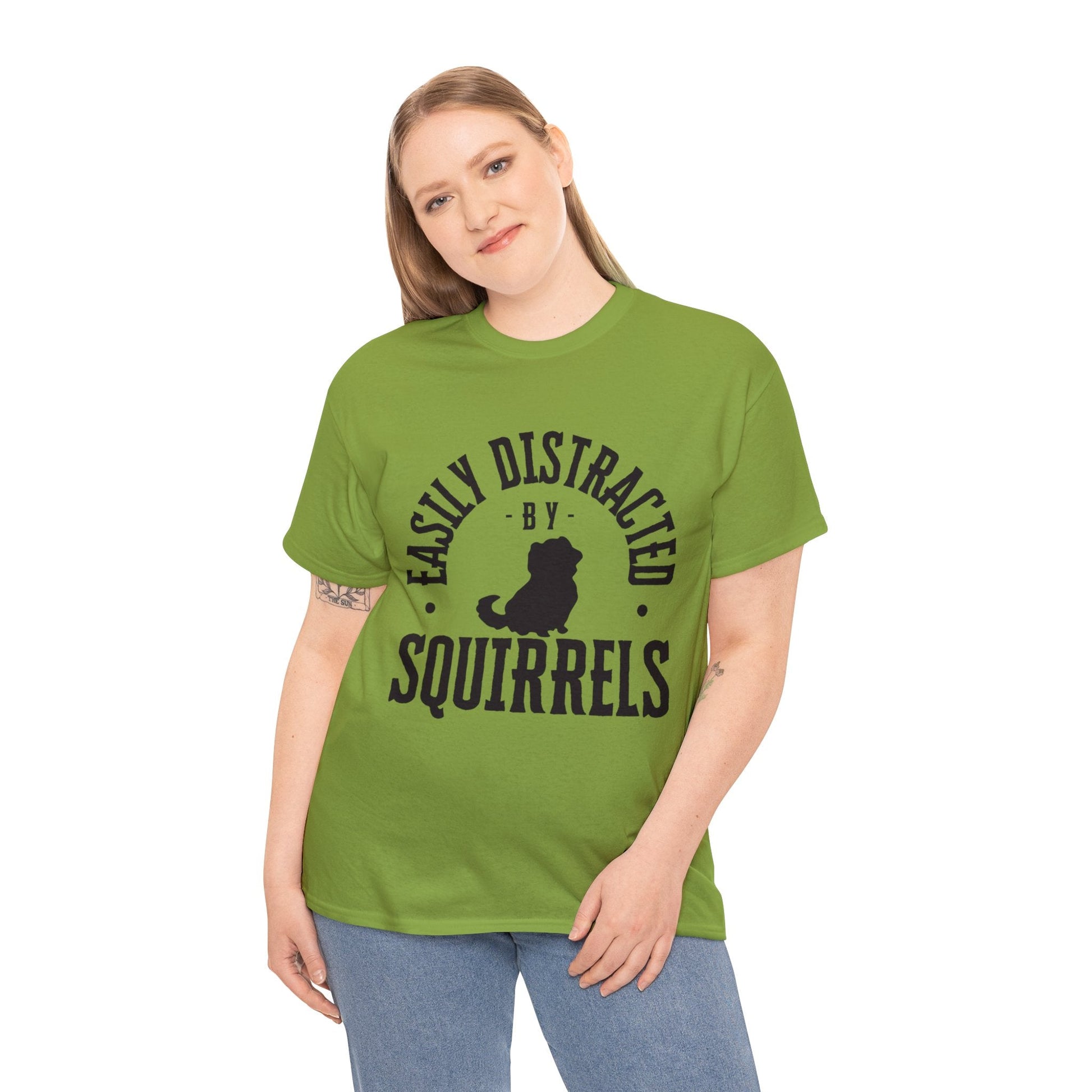 Squirrel! Unisex Heavy Cotton Tee Crew neckDTGT-ShirtWrong Lever Clothing