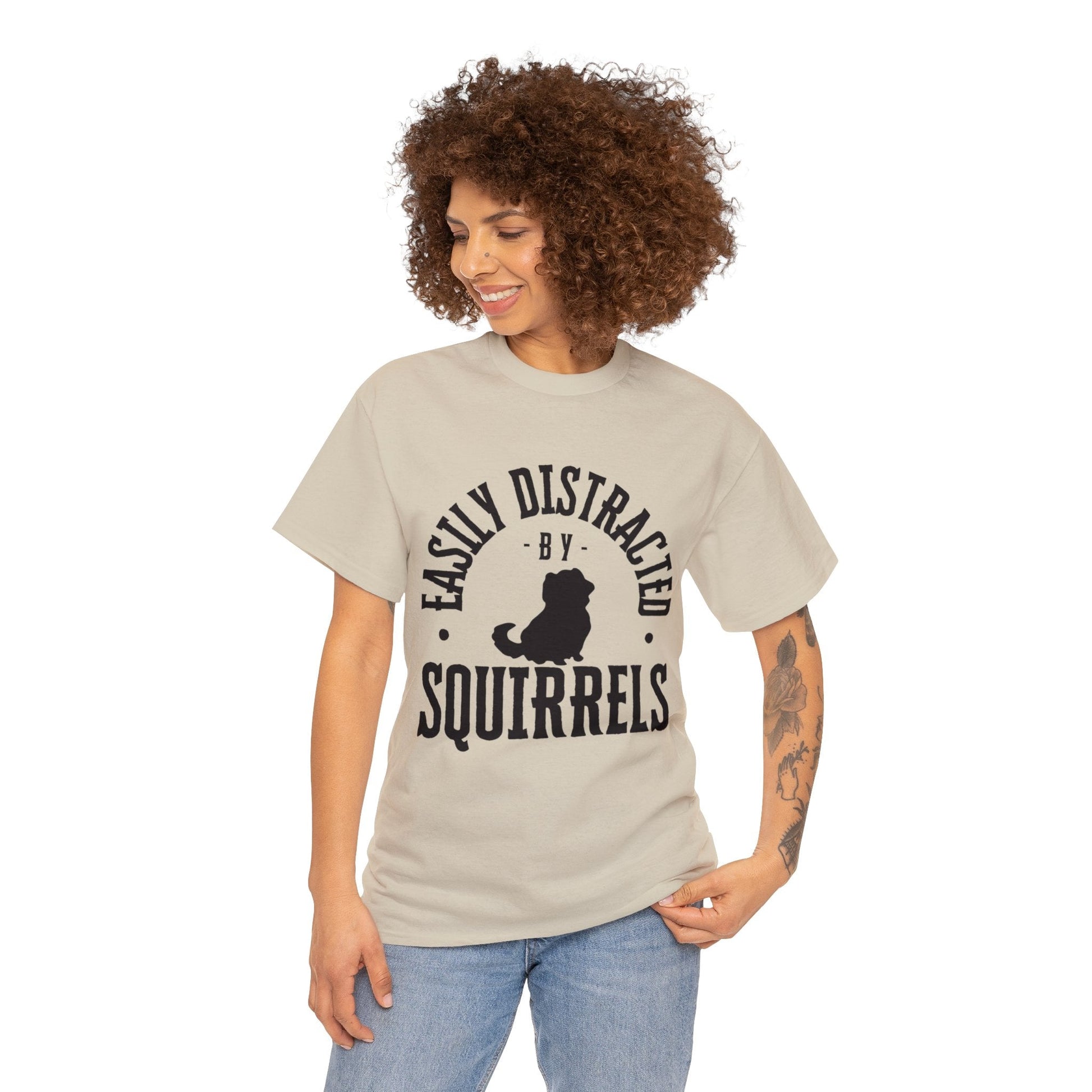 Squirrel! Unisex Heavy Cotton Tee Crew neckDTGT-ShirtWrong Lever Clothing