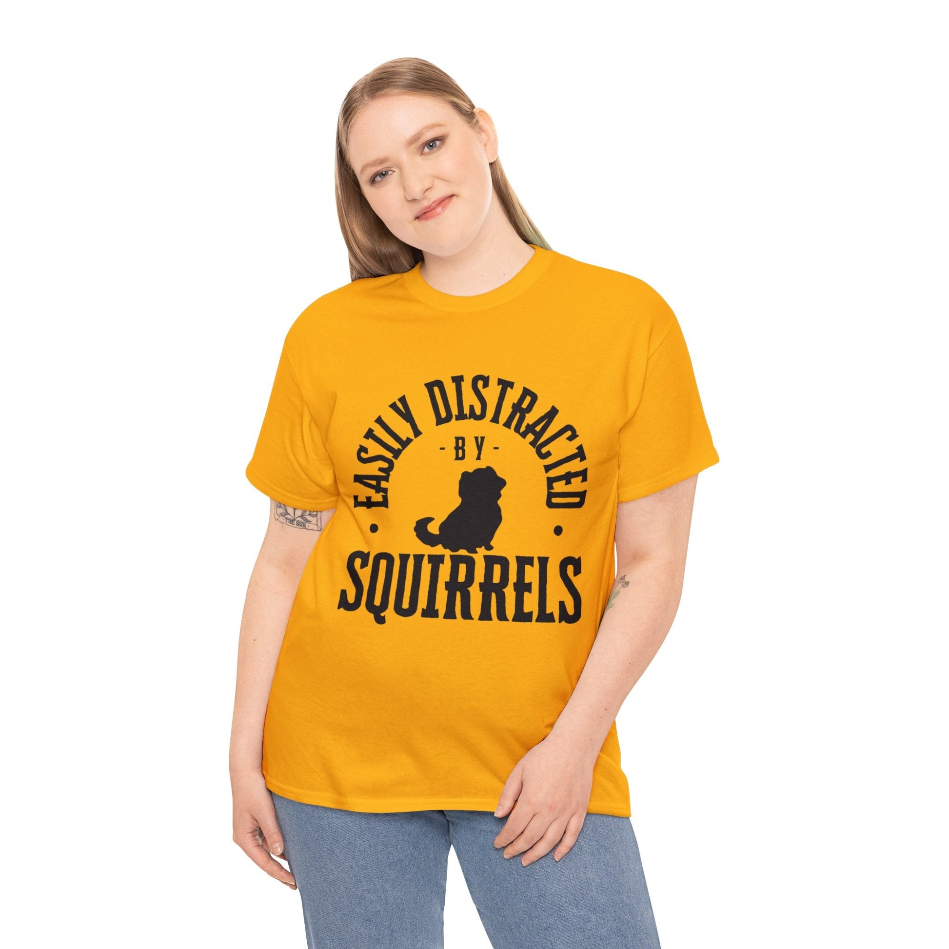 Squirrel! Unisex Heavy Cotton Tee Crew neckDTGT-ShirtWrong Lever Clothing