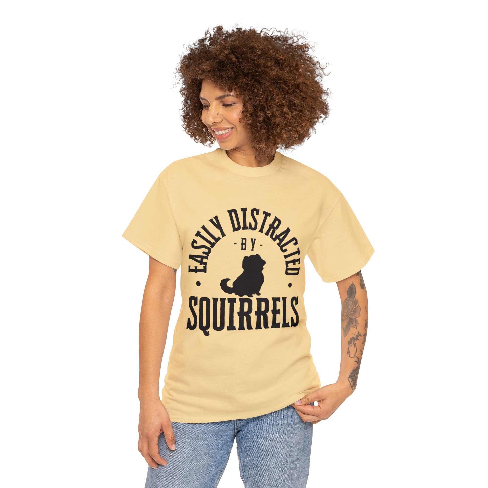 Squirrel! Unisex Heavy Cotton Tee Crew neckDTGT-ShirtWrong Lever Clothing