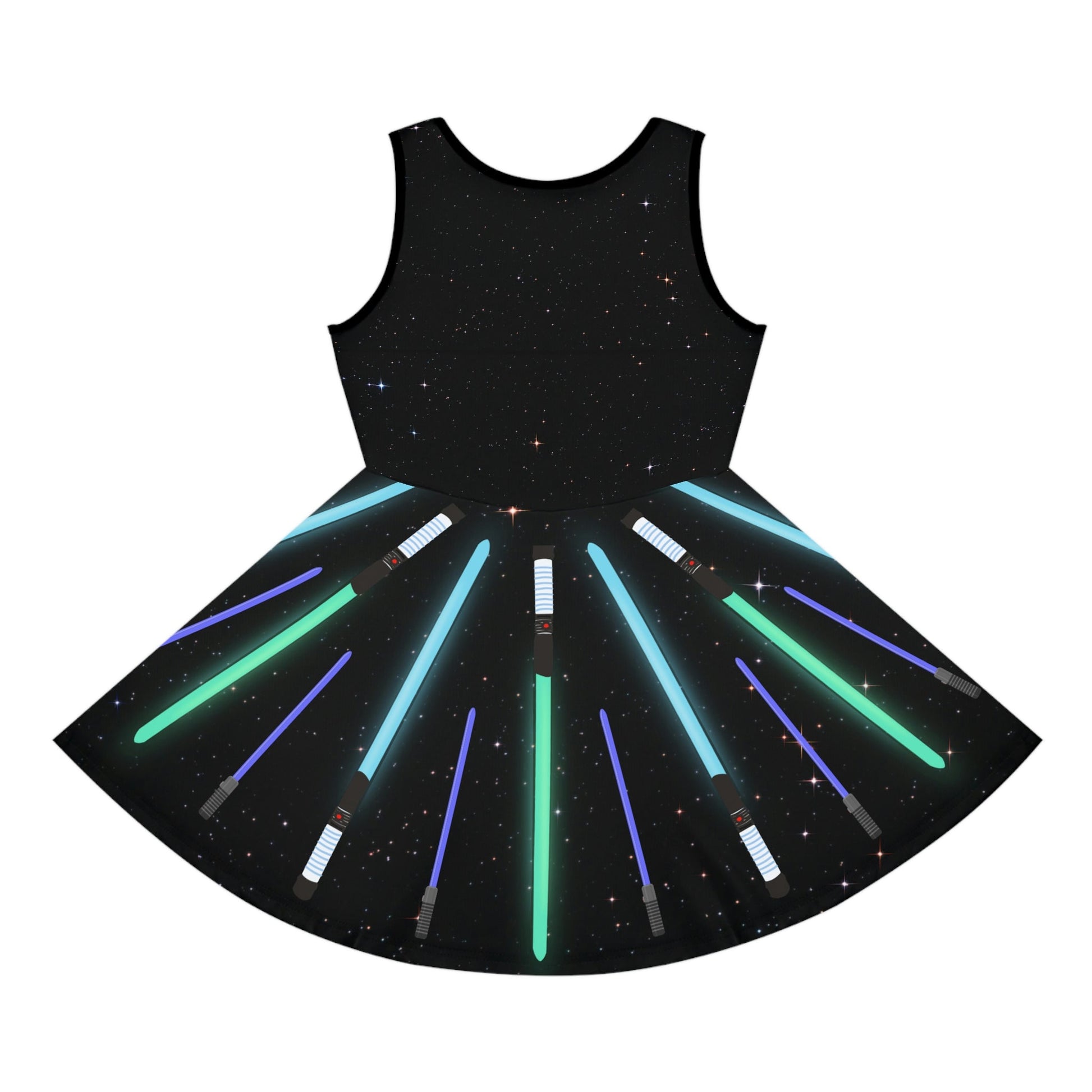 Star Fighter Girls' Sleeveless Sundress (AOP) All Over PrintAOPAOP Clothing#tag4##tag5##tag6#