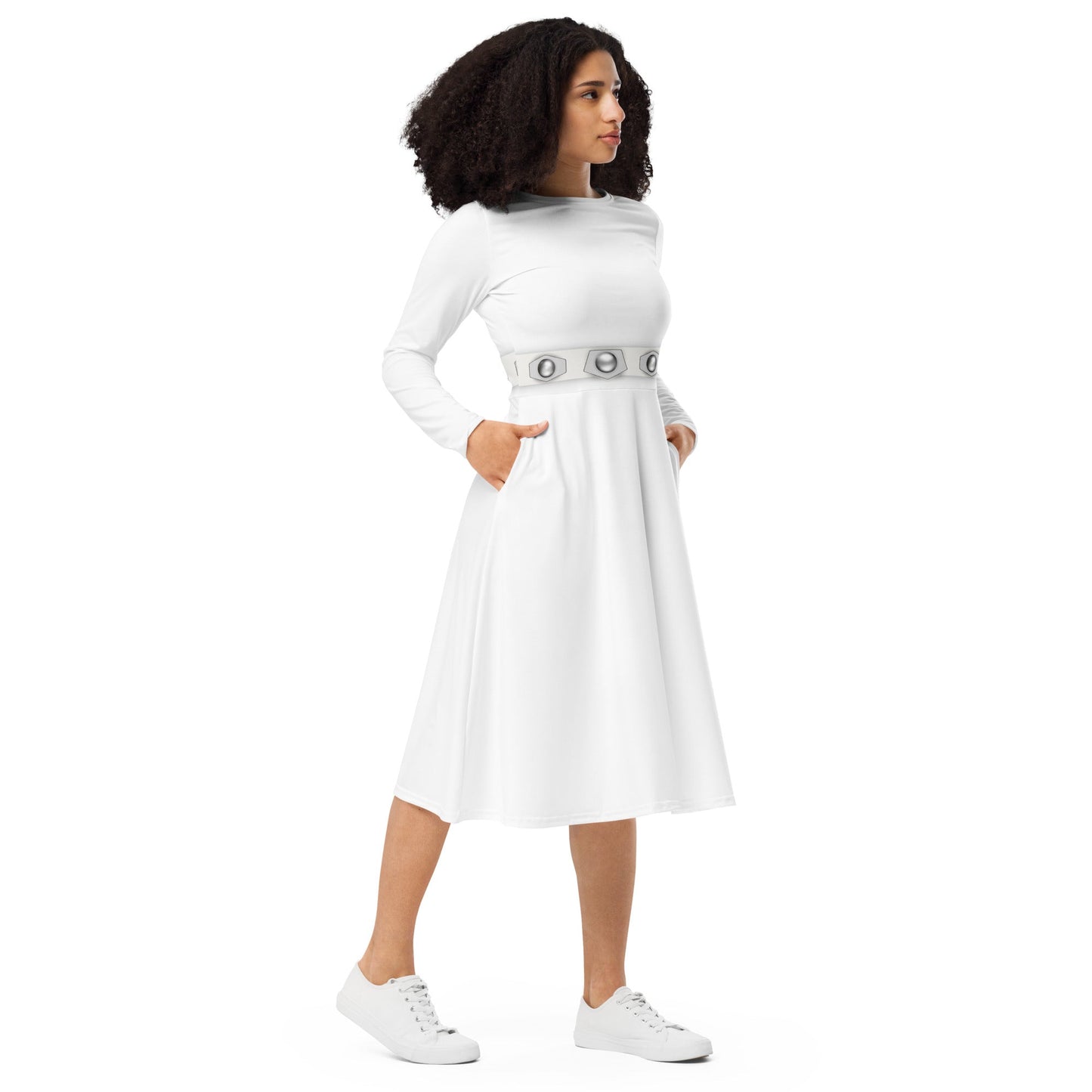 Star Princess long sleeve midi dress- Halloween Costume, Cosplay, Bounding cosplaydisney dressdisney halloween#tag4##tag5##tag6#