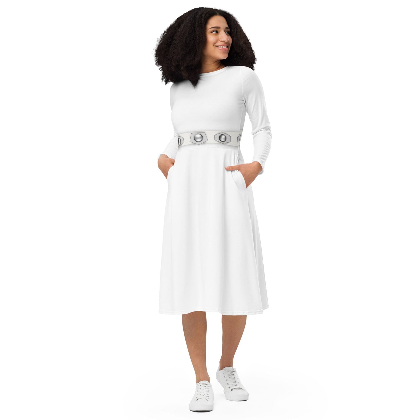 Star Princess long sleeve midi dress- Halloween Costume, Cosplay, Bounding cosplaydisney dressdisney halloween#tag4##tag5##tag6#