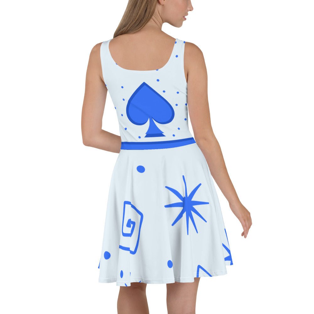 Teacup Blue Skater Dress alice costumebachelorette stylesCoordinating trip#tag4##tag5##tag6#