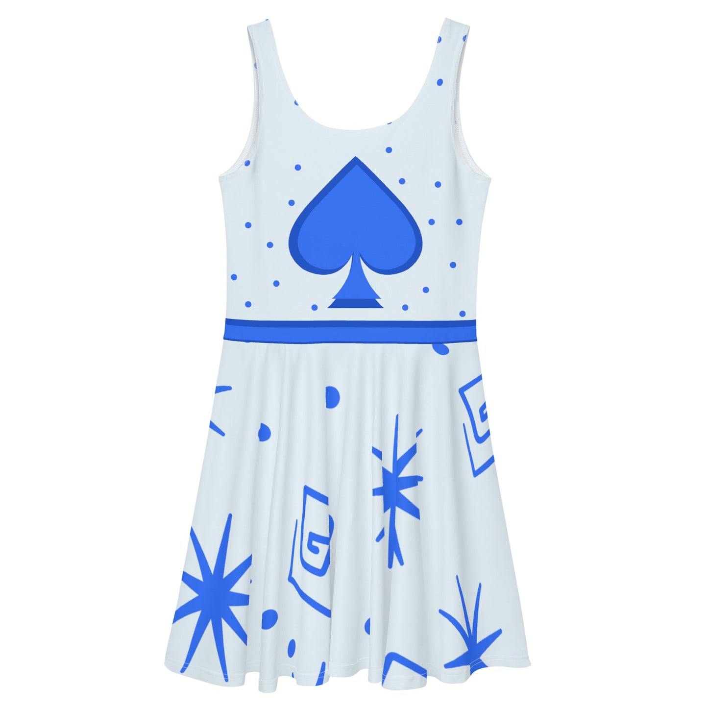 Teacup Blue Skater Dress alice costumebachelorette stylesCoordinating trip#tag4##tag5##tag6#